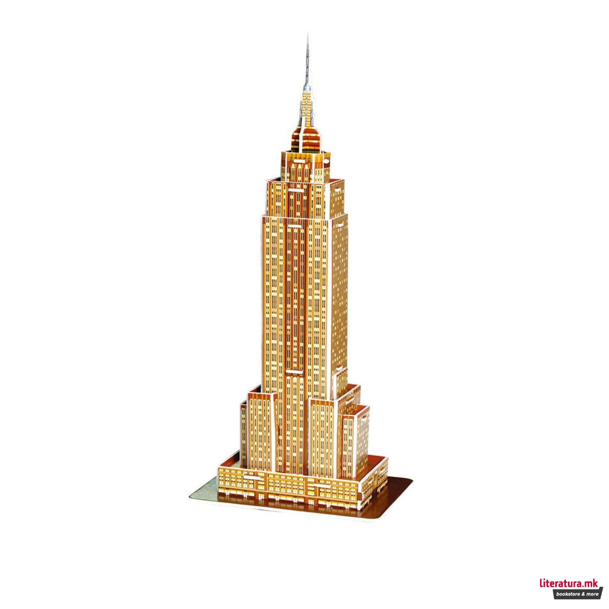 3D сложувалка, Empire State Building, 24 парчиња 