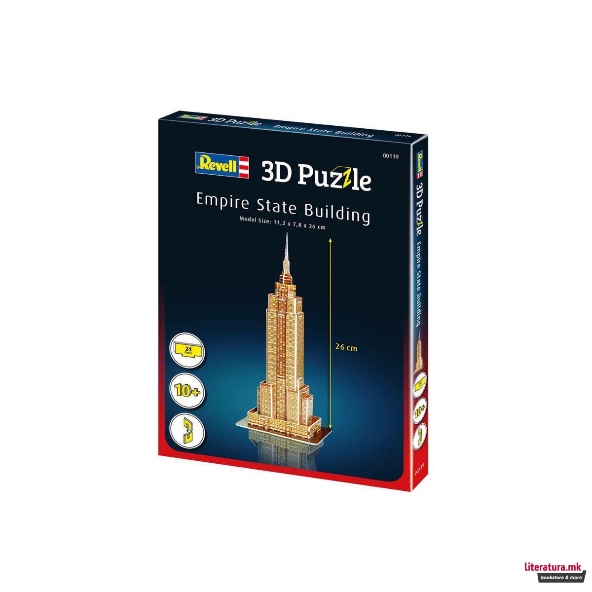 3D сложувалка, Empire State Building, 24 парчиња 