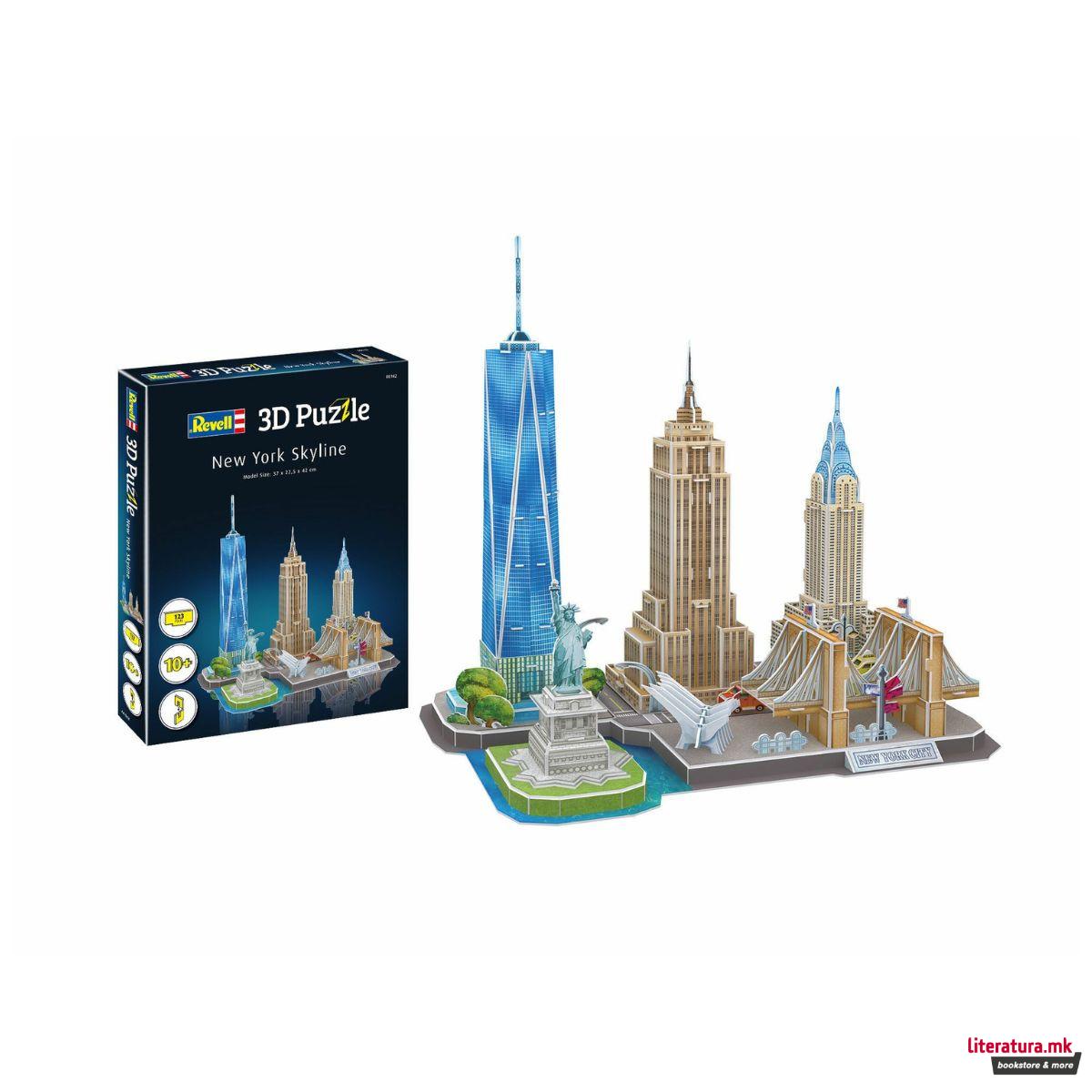 3D сложувалка, New York Skyline, 123 парчиња