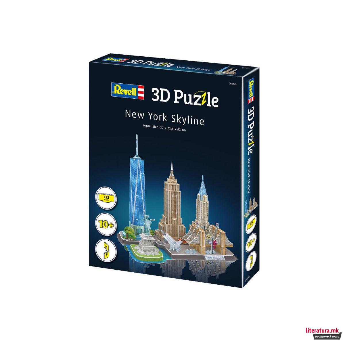 3D сложувалка, New York Skyline, 123 парчиња