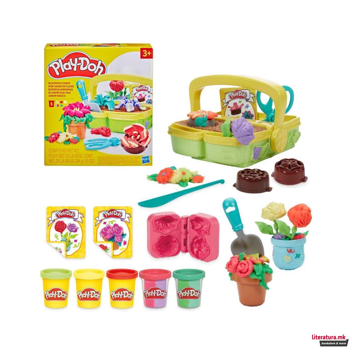 Сет за игра, Play-Doh Blooming Flowers Playset 