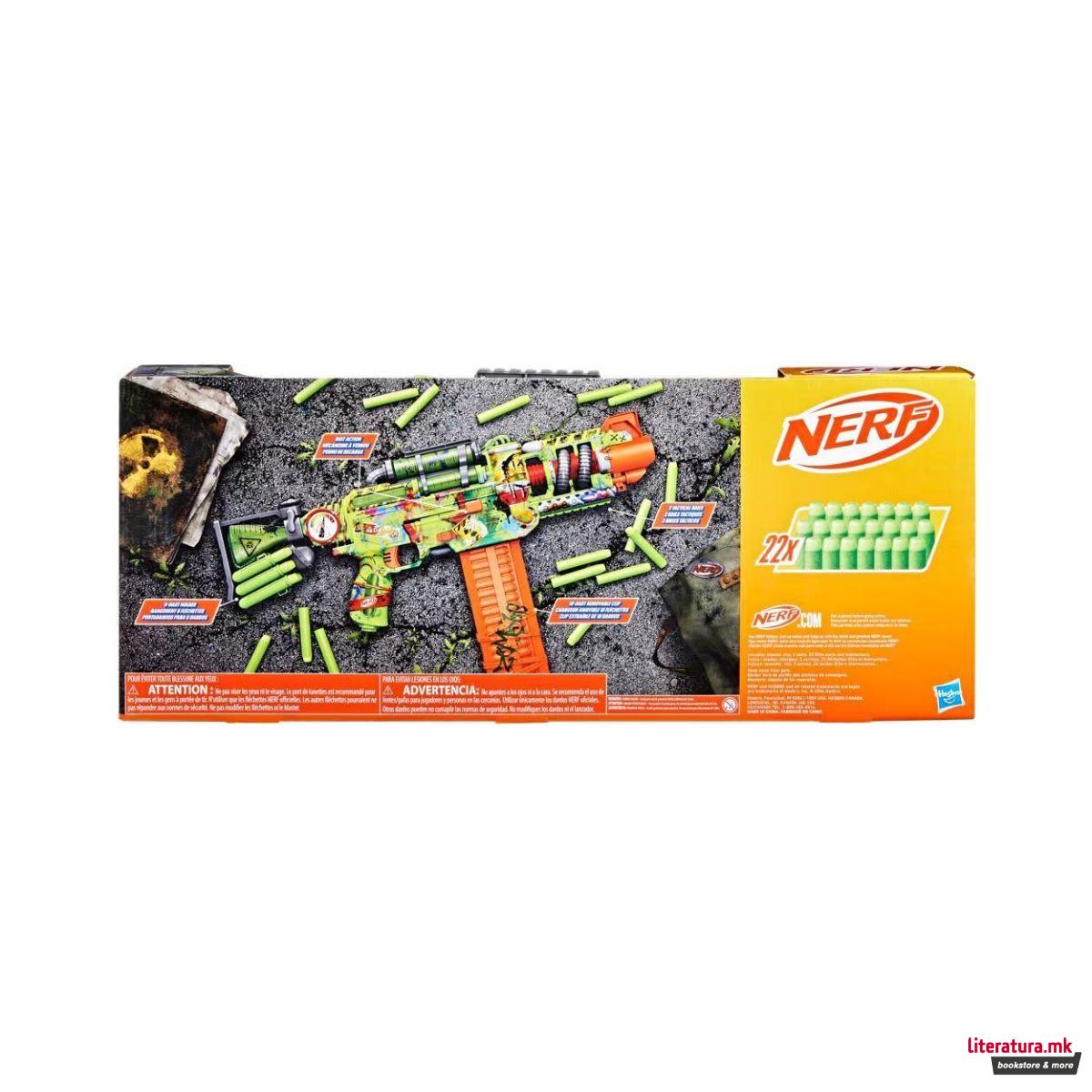 NERF пушка со мека муниција, Zombie Corrupter Dart Blaster 