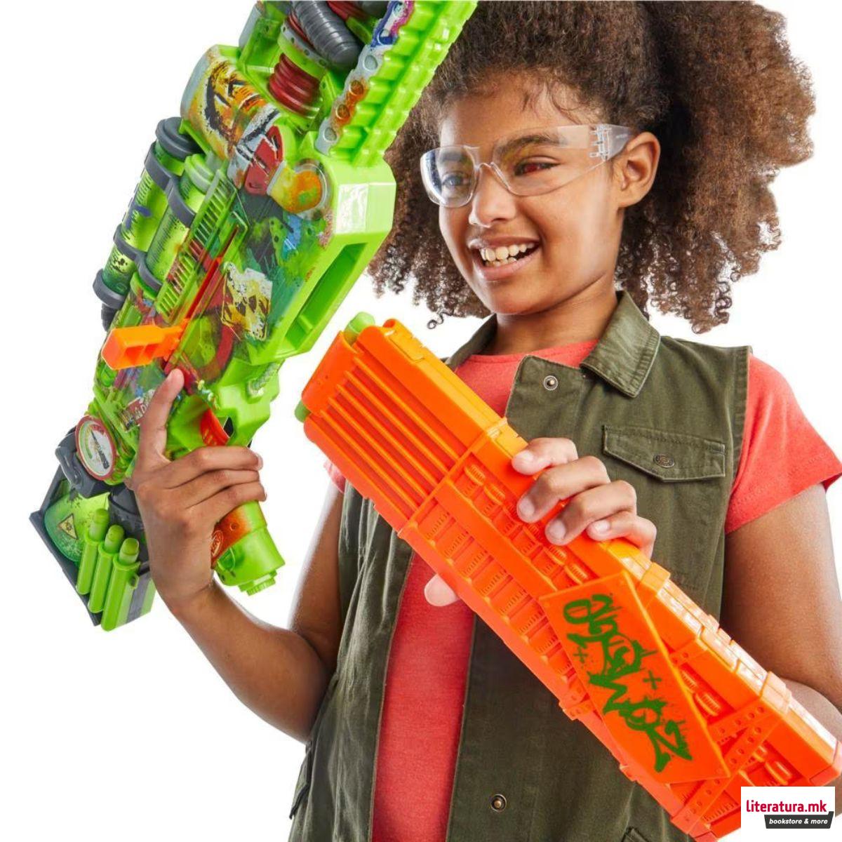 NERF пушка со мека муниција, Zombie Corrupter Dart Blaster 