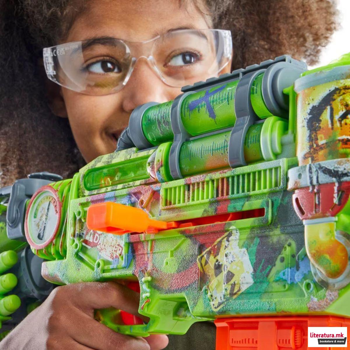 NERF пушка со мека муниција, Zombie Corrupter Dart Blaster 