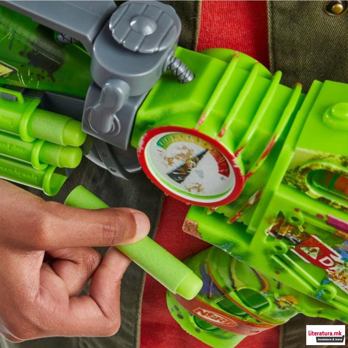 NERF пушка со мека муниција, Zombie Corrupter Dart Blaster 