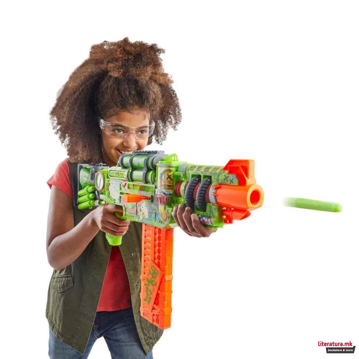 NERF пушка со мека муниција, Zombie Corrupter Dart Blaster 