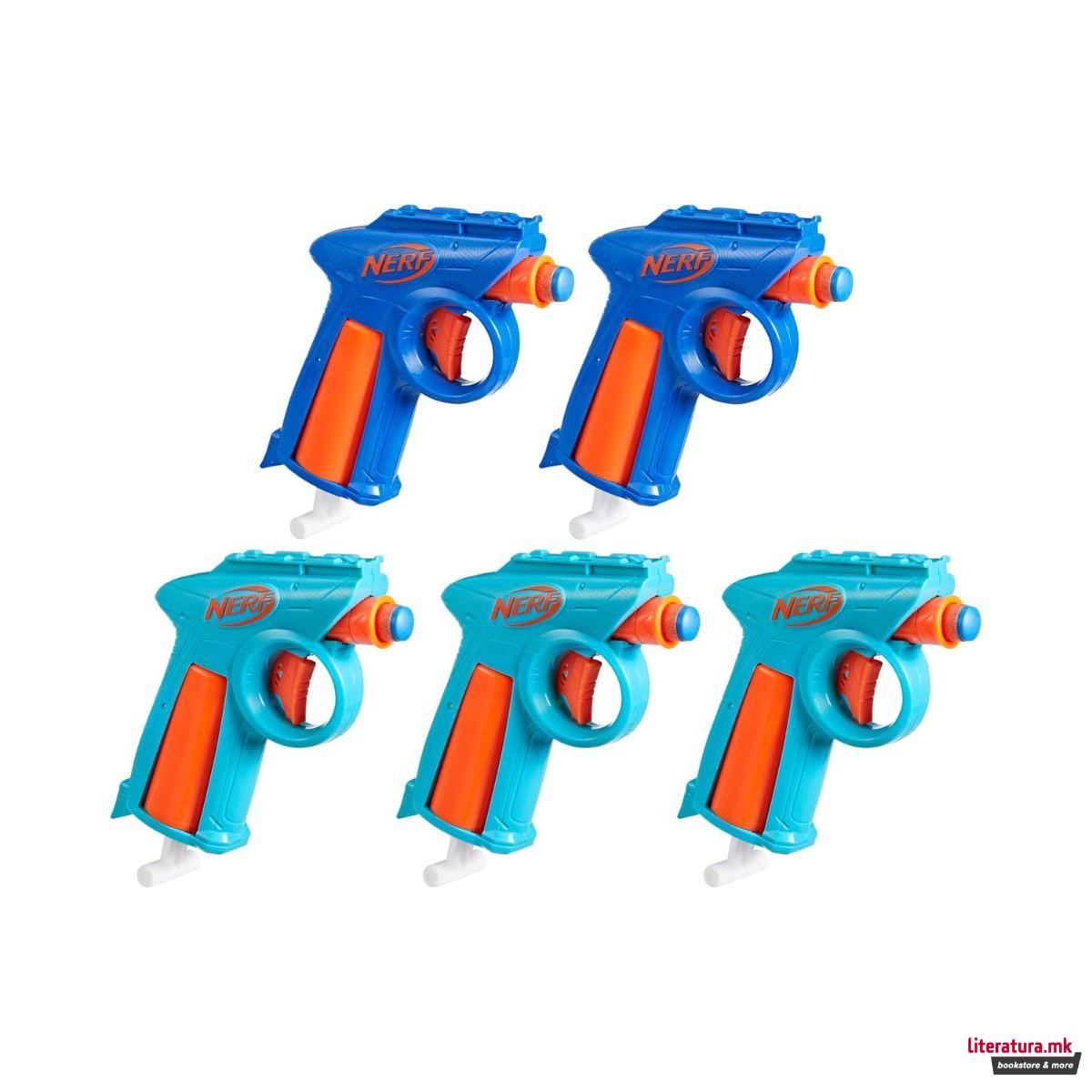 Сет од 5 NERF пиштоли со мека муниција, N-Series Flex Party Pack 