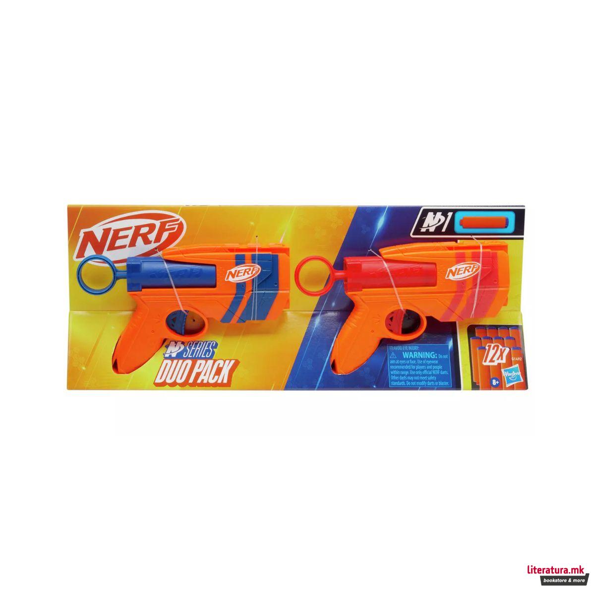 Сет од 5 NERF пиштоли со мека муниција, N-Series Duo Pack 