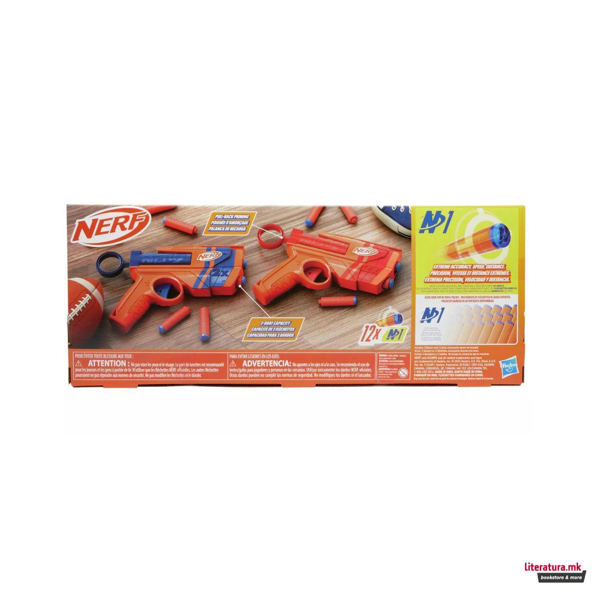 Сет од 5 NERF пиштоли со мека муниција, N-Series Duo Pack 