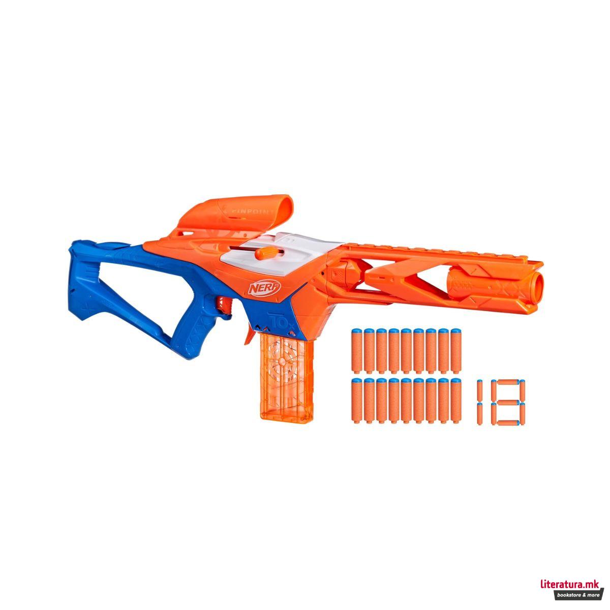 NERF пушка со мека муниција, N-Series Pinpoint Blaster 