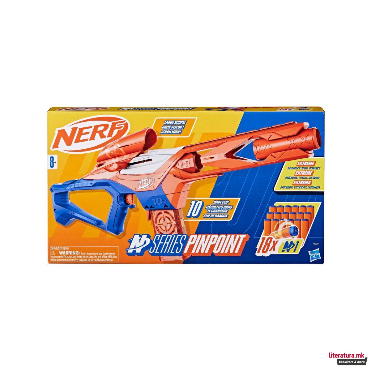 NERF пушка со мека муниција, N-Series Pinpoint Blaster 