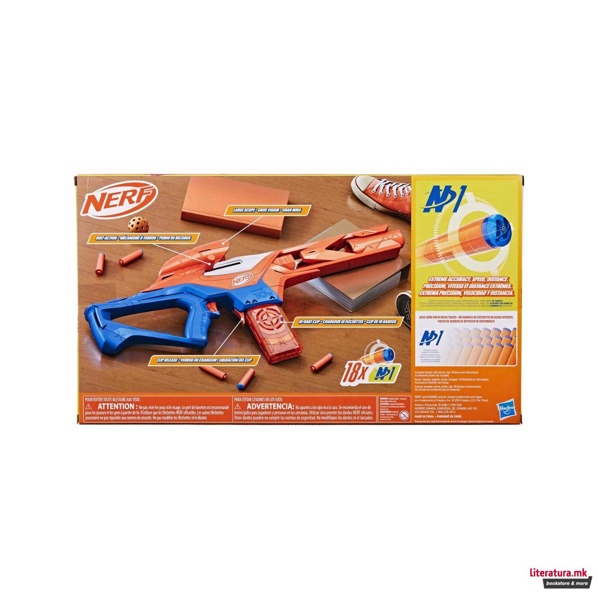NERF пушка со мека муниција, N-Series Pinpoint Blaster 