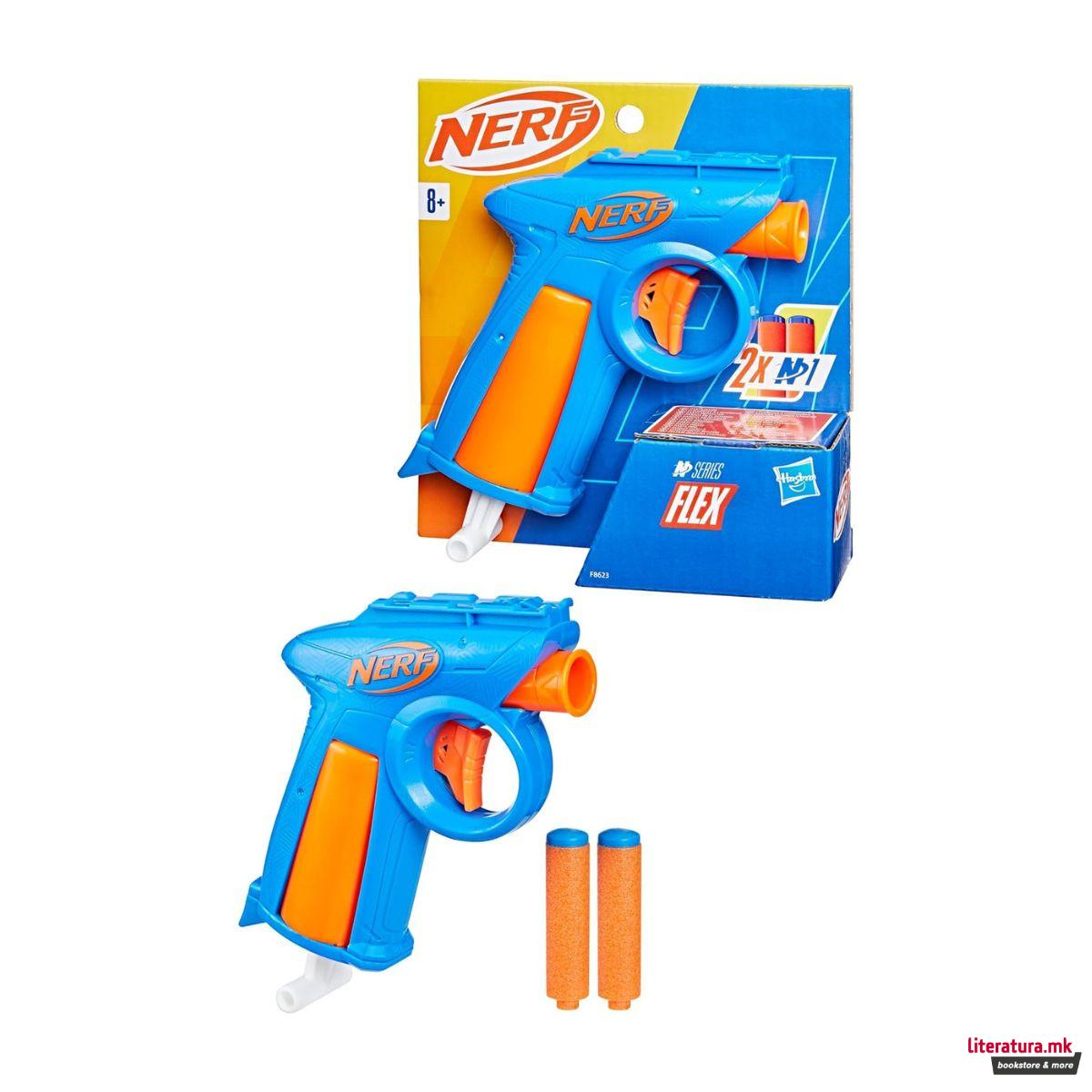NERF пиштол со мека муниција, N-Series Flex Blaster 