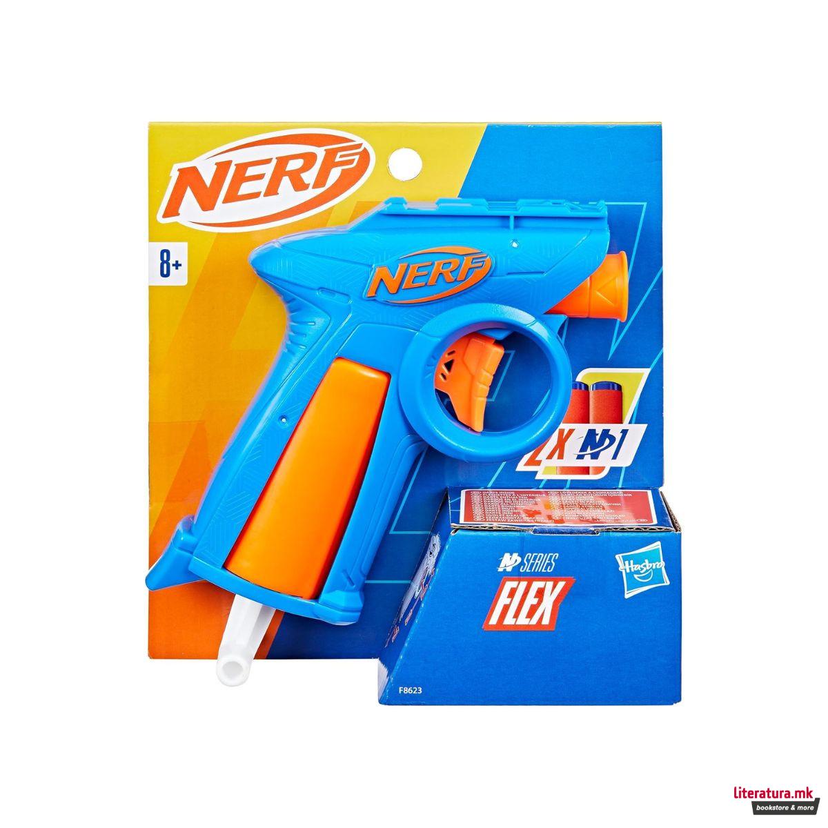 NERF пиштол со мека муниција, N-Series Flex Blaster 