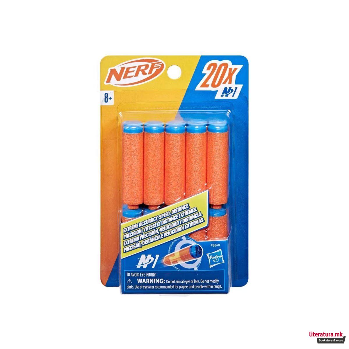 Мека муниција за NERF пиштол, N Series N1 Darts, 1/20 