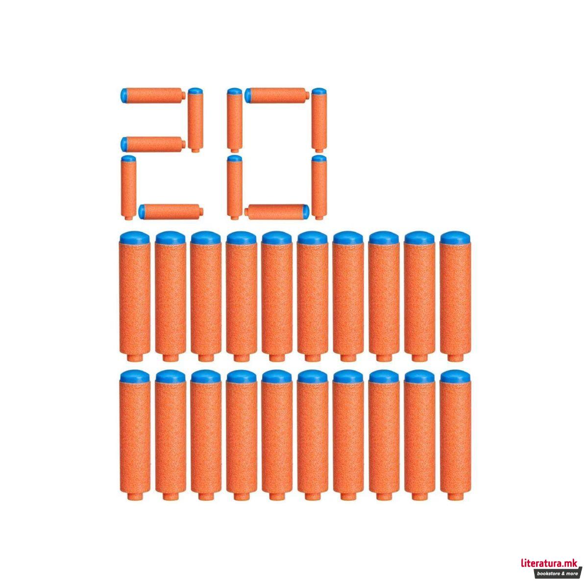 Мека муниција за NERF пиштол, N Series N1 Darts, 1/20 