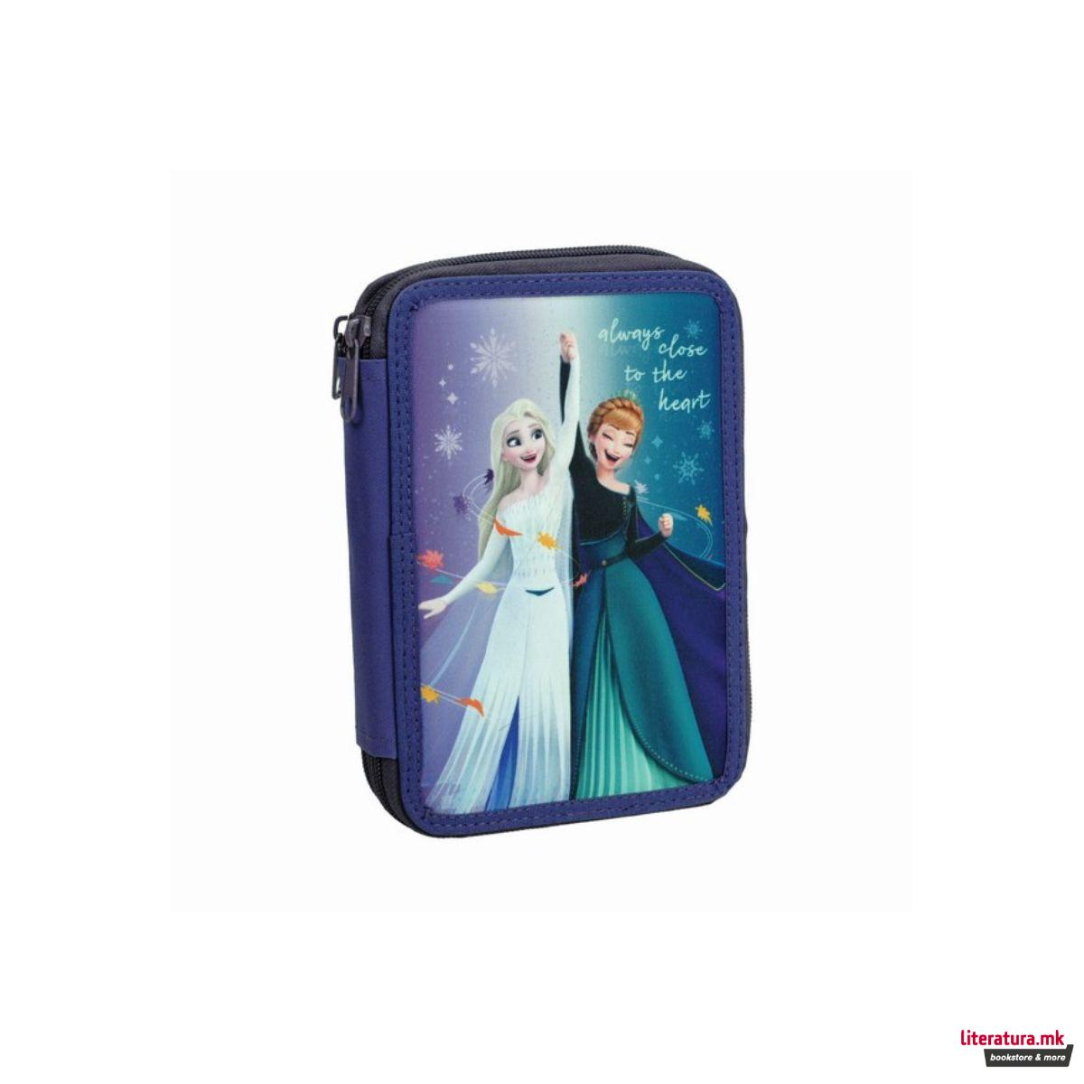 Несесер за моливи - полн, Disney: Frozen - Always Close To The Heart 