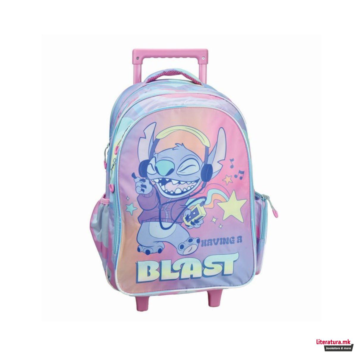 Ранец со тркалца, Disney: Stitch - Having a Blast 