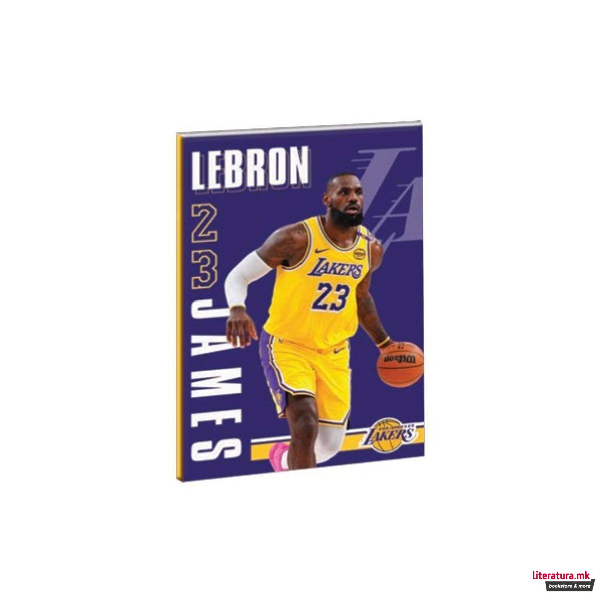 Тетратка B5, NBA: James, мек повез, 40 листа 