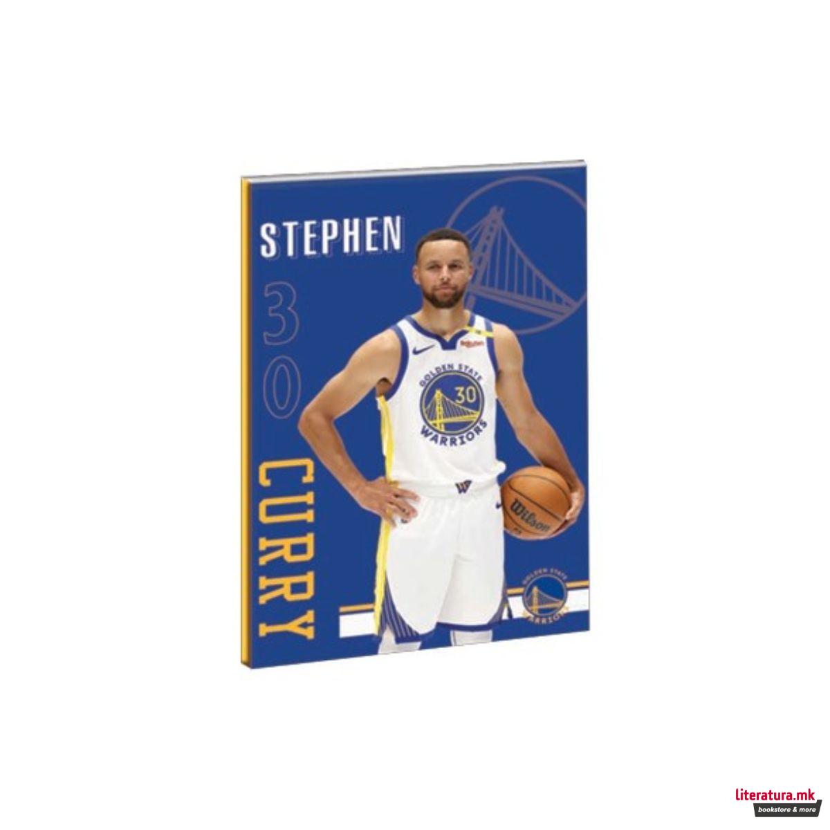 Тетратка B5, NBA: Curry, мек повез, 40 листа 