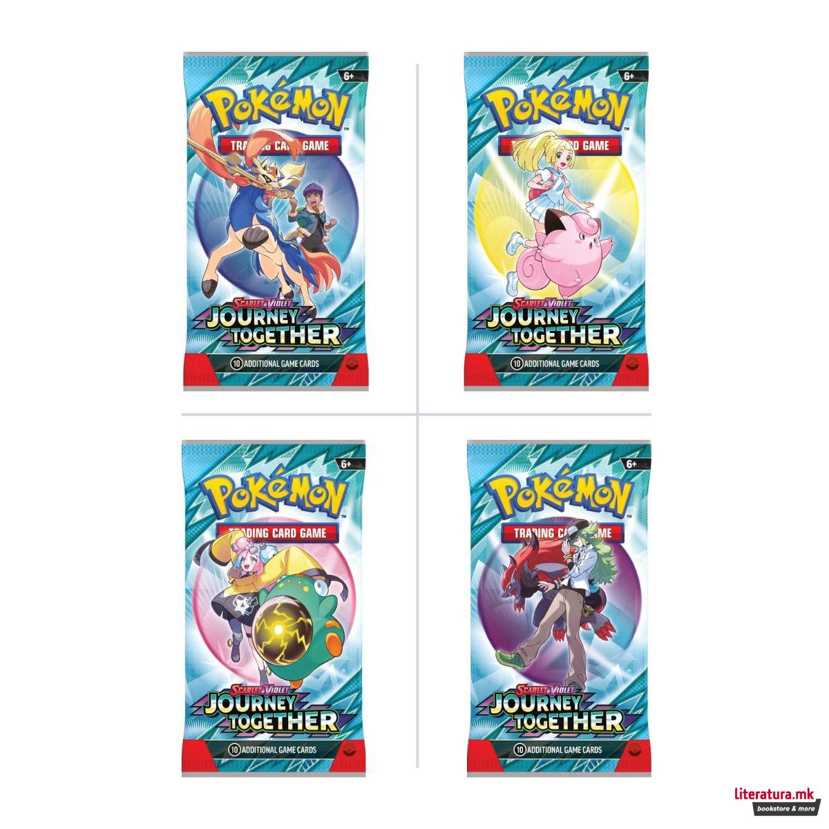 Карти за размена, TCG: SV09 - Journey Together - Booster mix, 4 варијации 