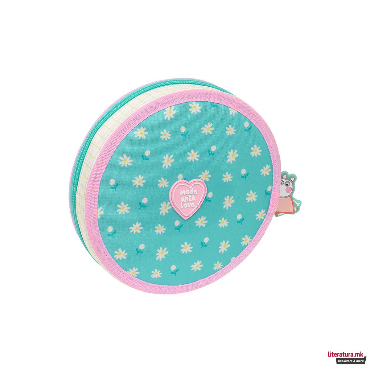 Несесер за моливи - полн, Peppa Pig - Pretty Flowers, кружен 