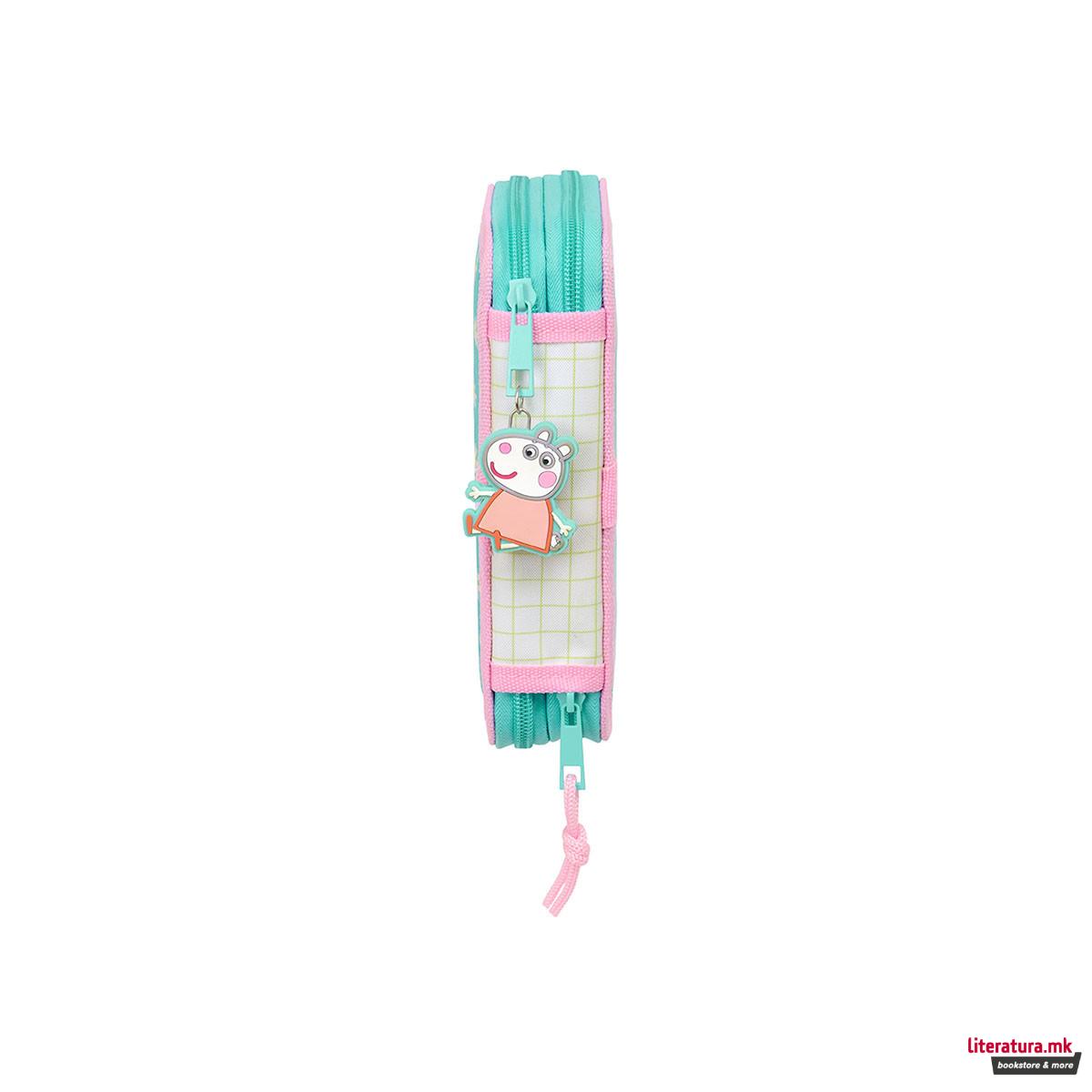 Несесер за моливи - полн, Peppa Pig - Pretty Flowers 