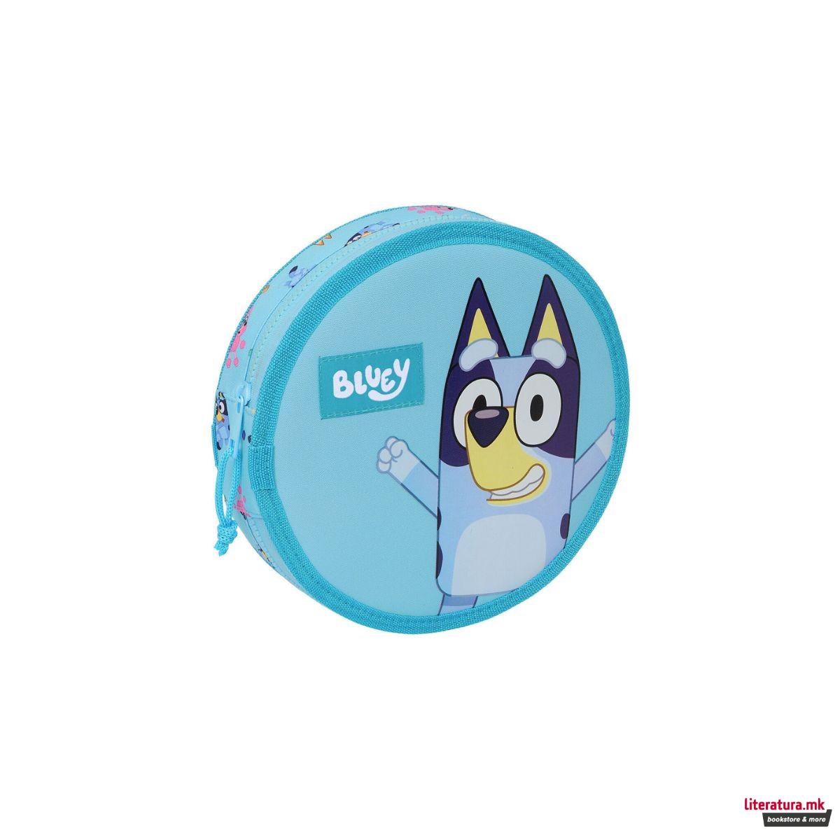 Несесер за моливи - полн, Bluey 3D, кружен 