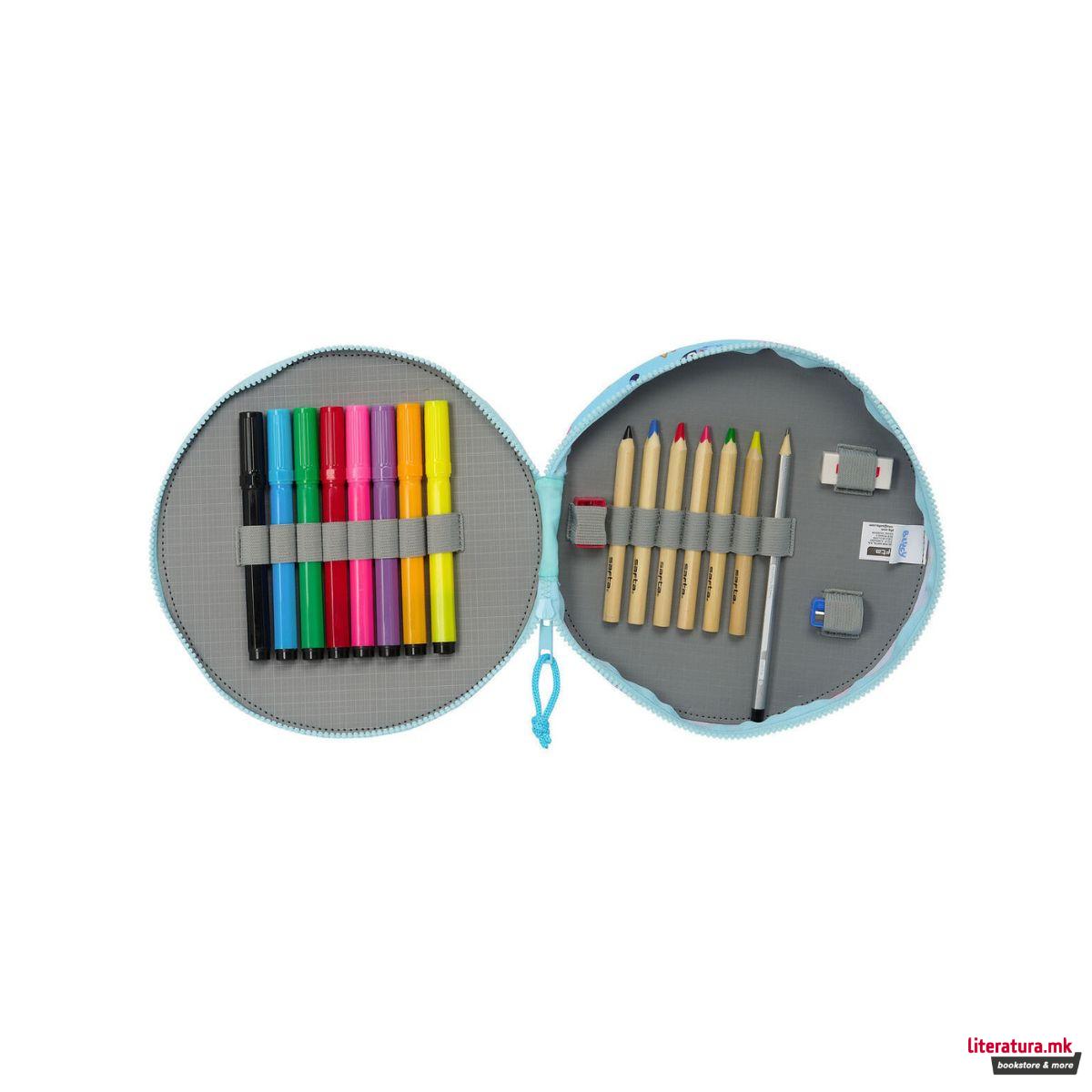 Несесер за моливи - полн, Bluey 3D, кружен 