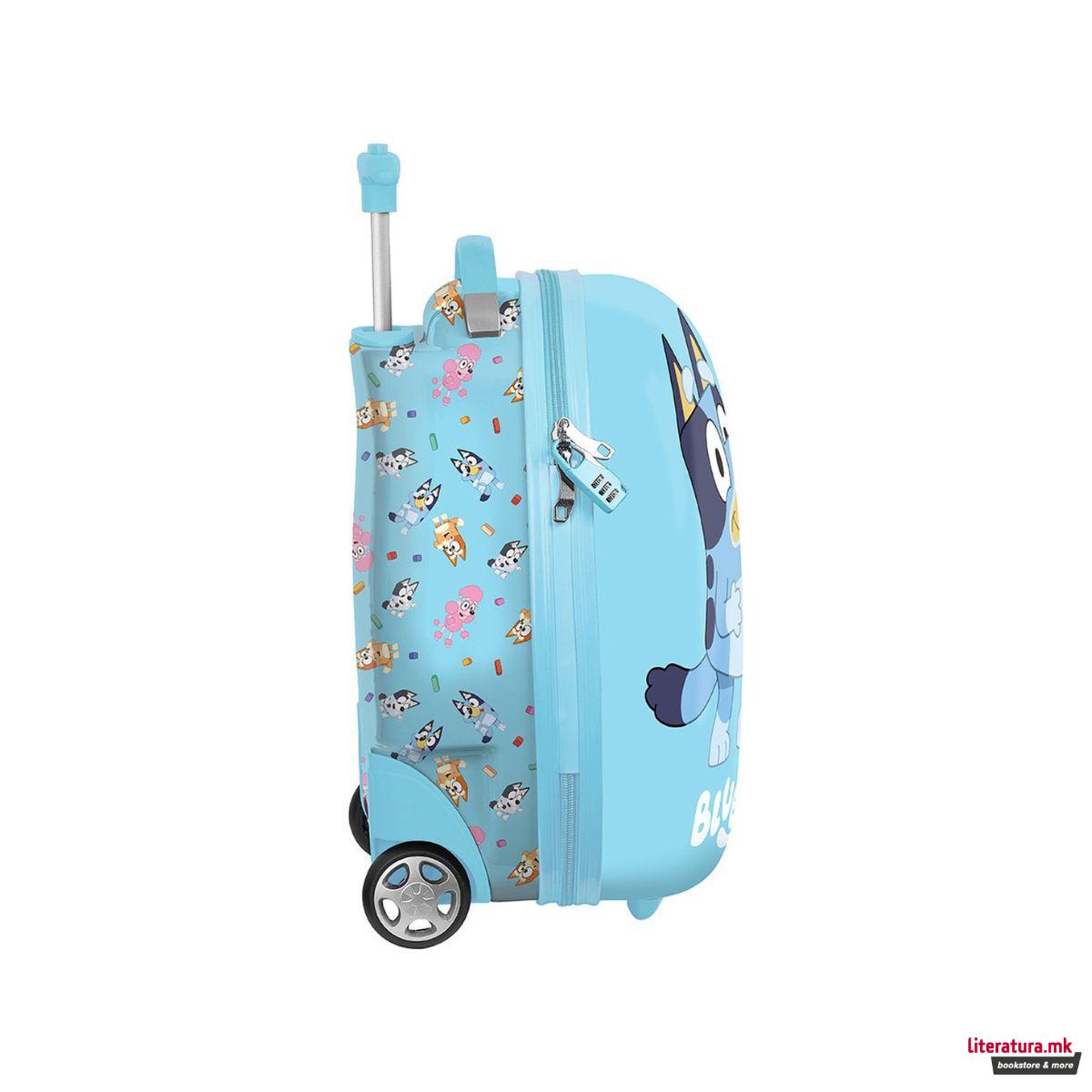 Детски кабински куфер, Bluey 3D 
