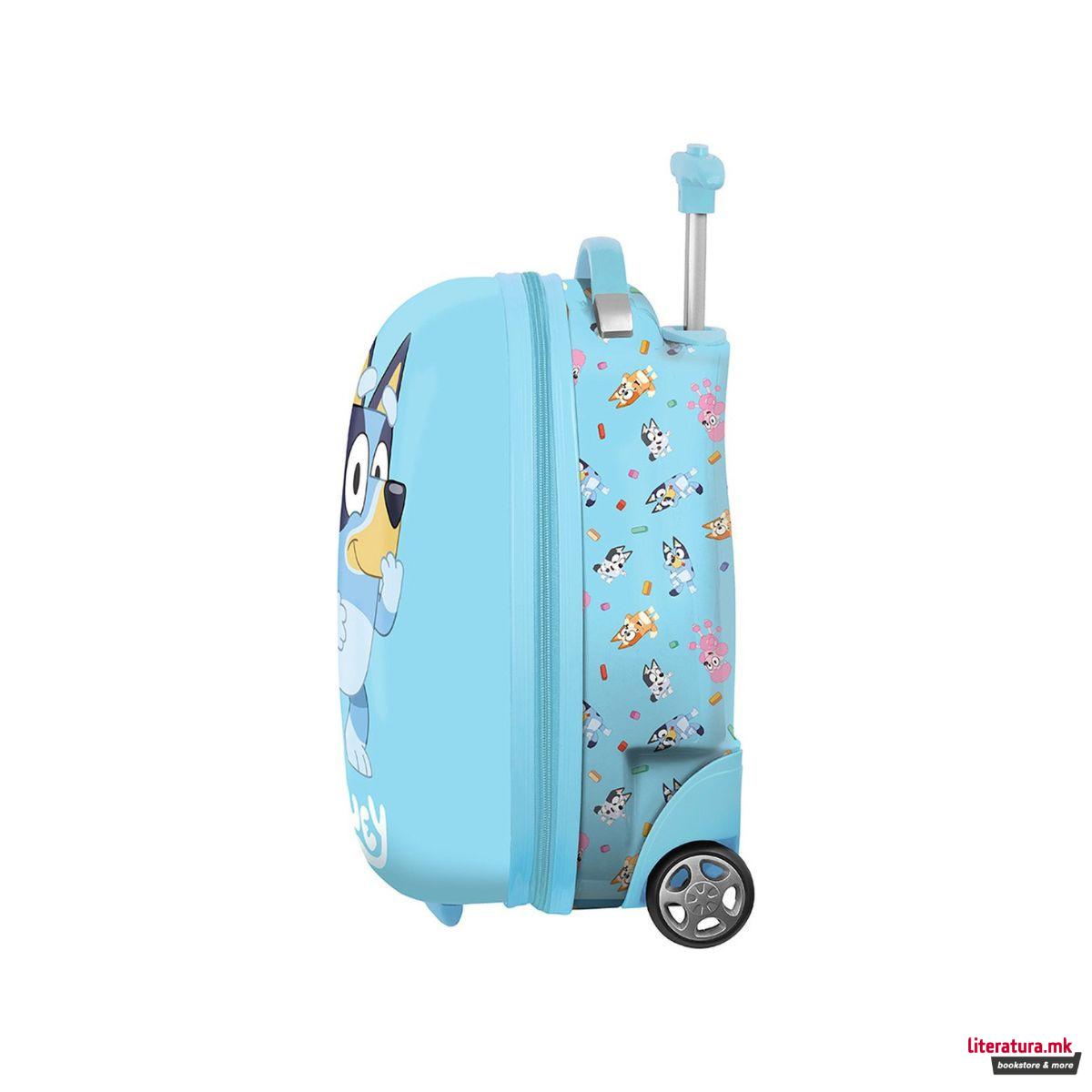 Детски кабински куфер, Bluey 3D 