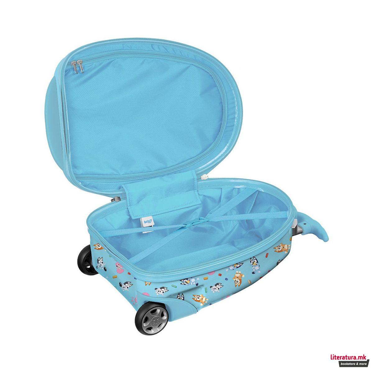 Детски кабински куфер, Bluey 3D 