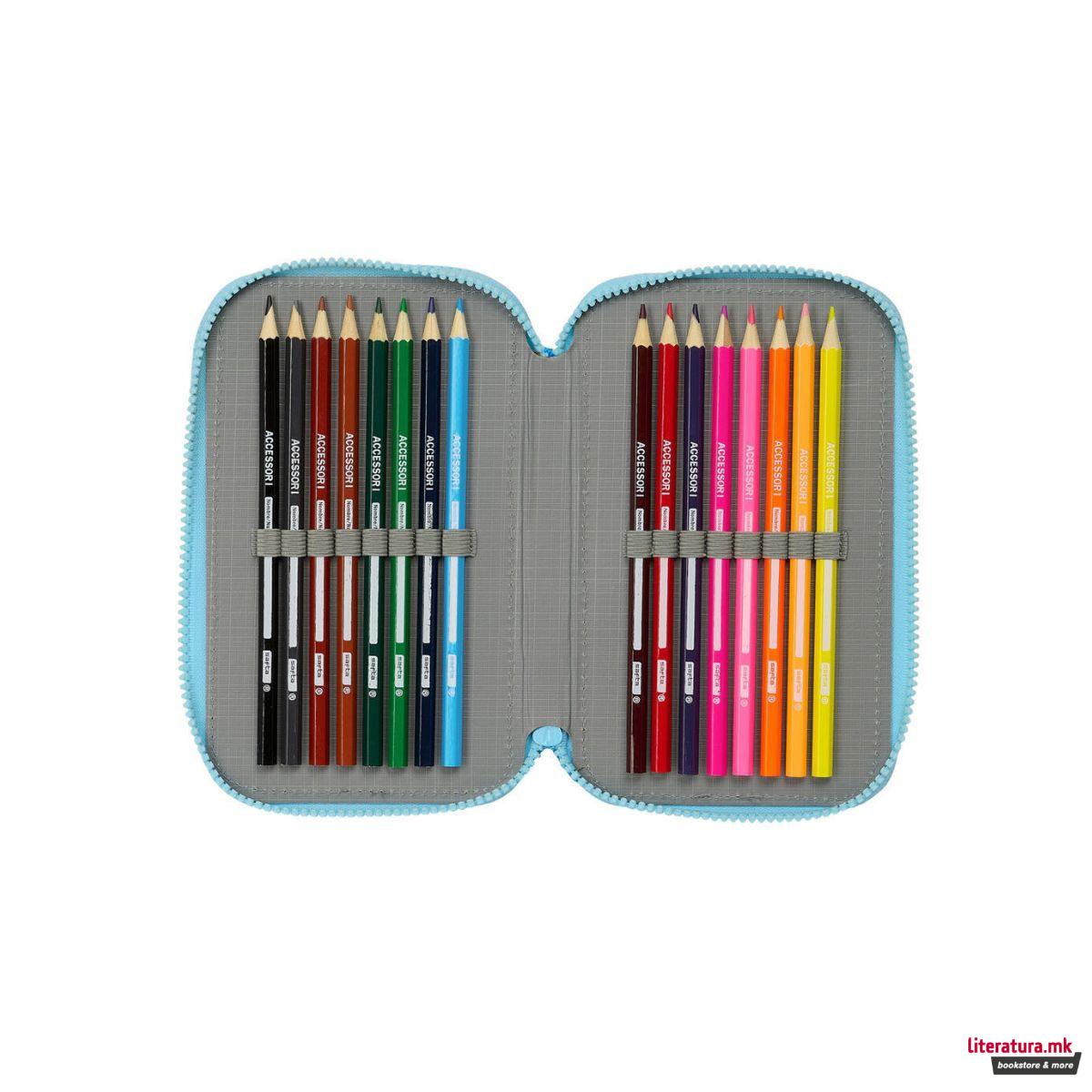 Несесер за моливи - полн, Bluey 3D 