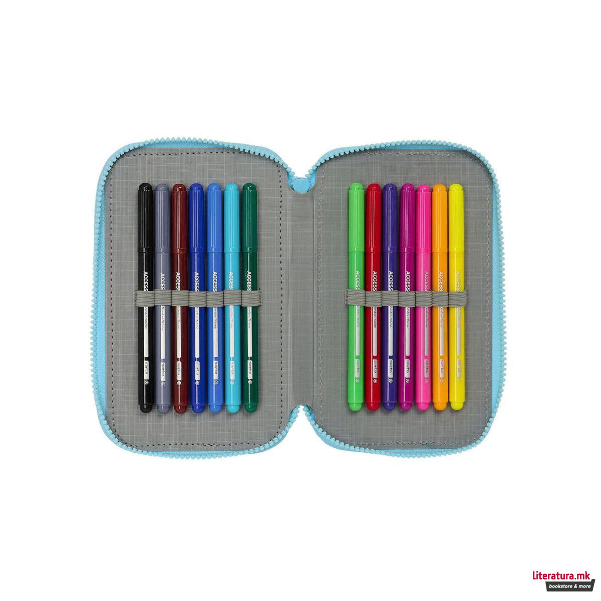 Несесер за моливи - полн, Bluey 3D 