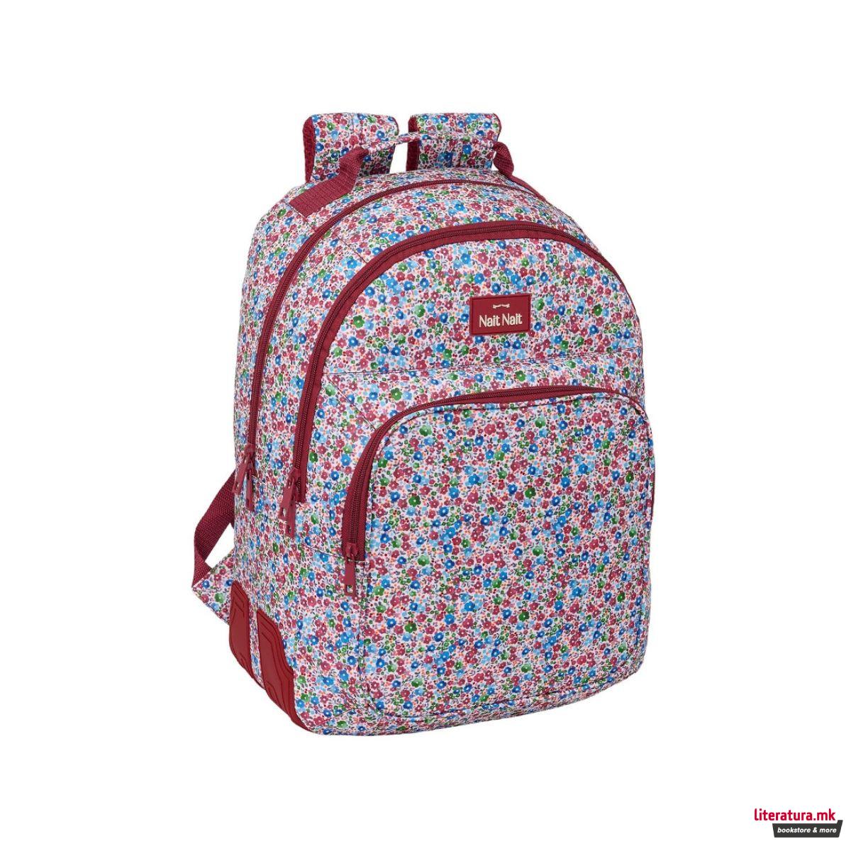 Ранец, Nait Nait - Bordeaux Flowers 