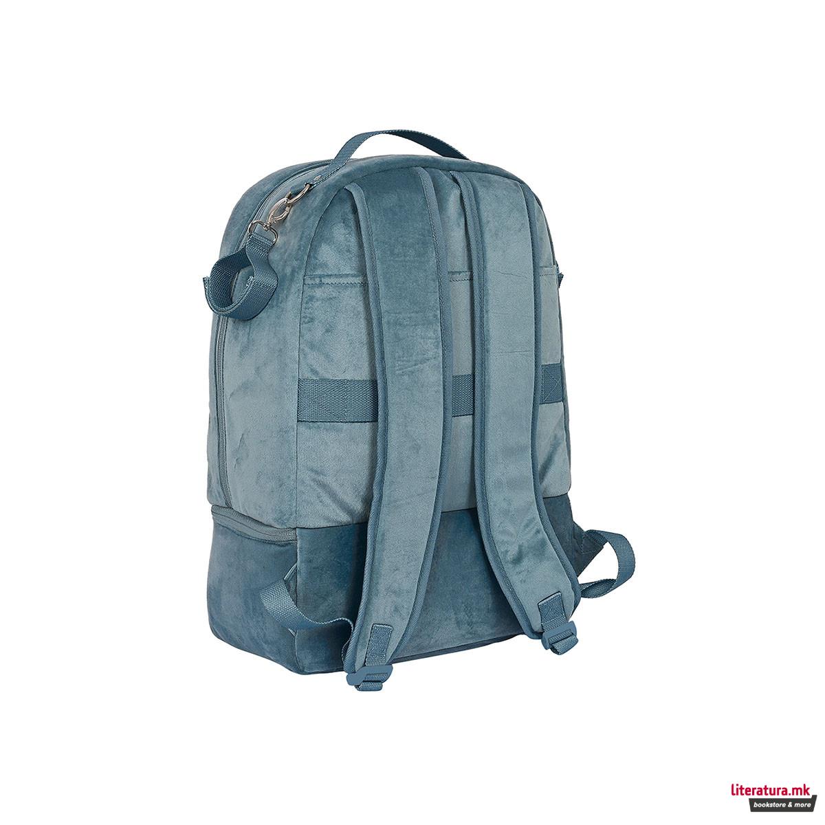 Ранец за бебешка опрема, Mum - Blue Leaves 