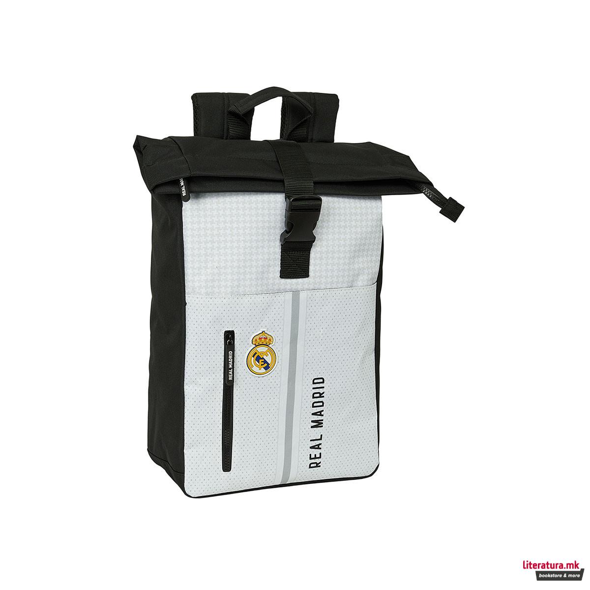 Ранец за лаптоп со преклоп, FC Real Madrid 