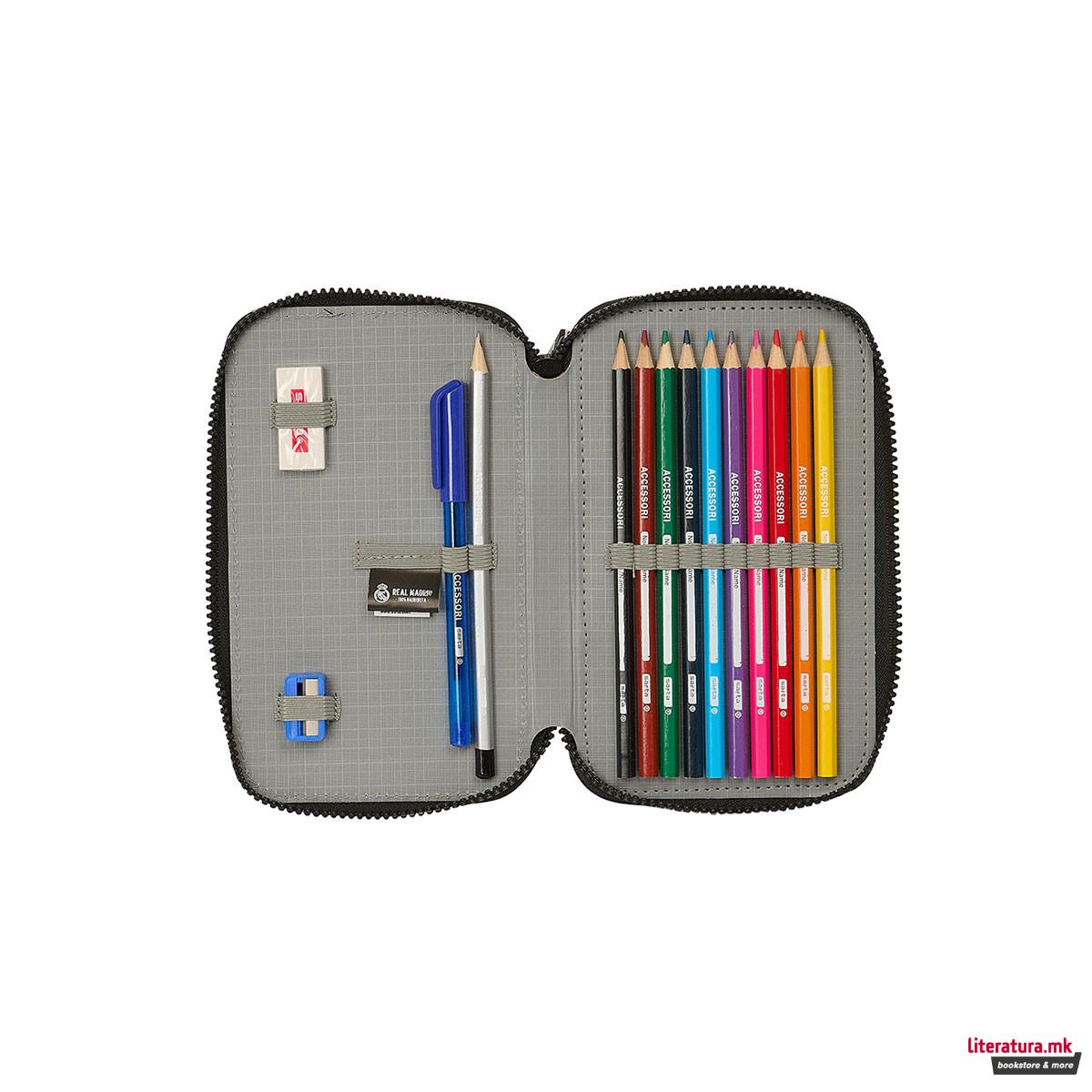 Несесер за моливи - полн, FC Real Madrid 