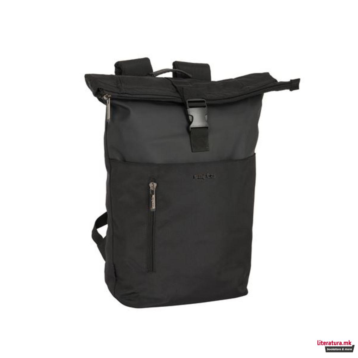 Ранец за лаптоп со преклоп, Safta Business - Black 