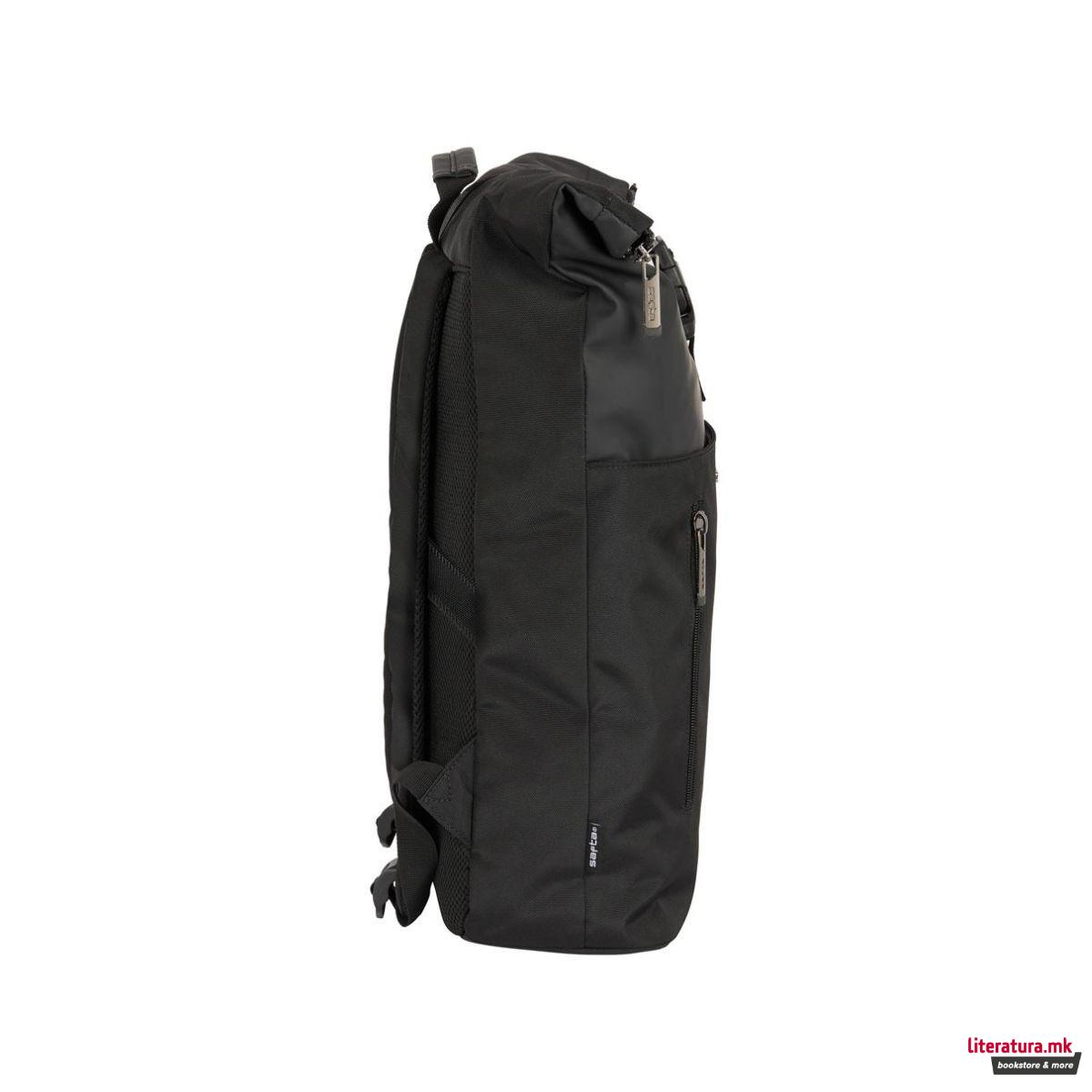 Ранец за лаптоп со преклоп, Safta Business - Black 