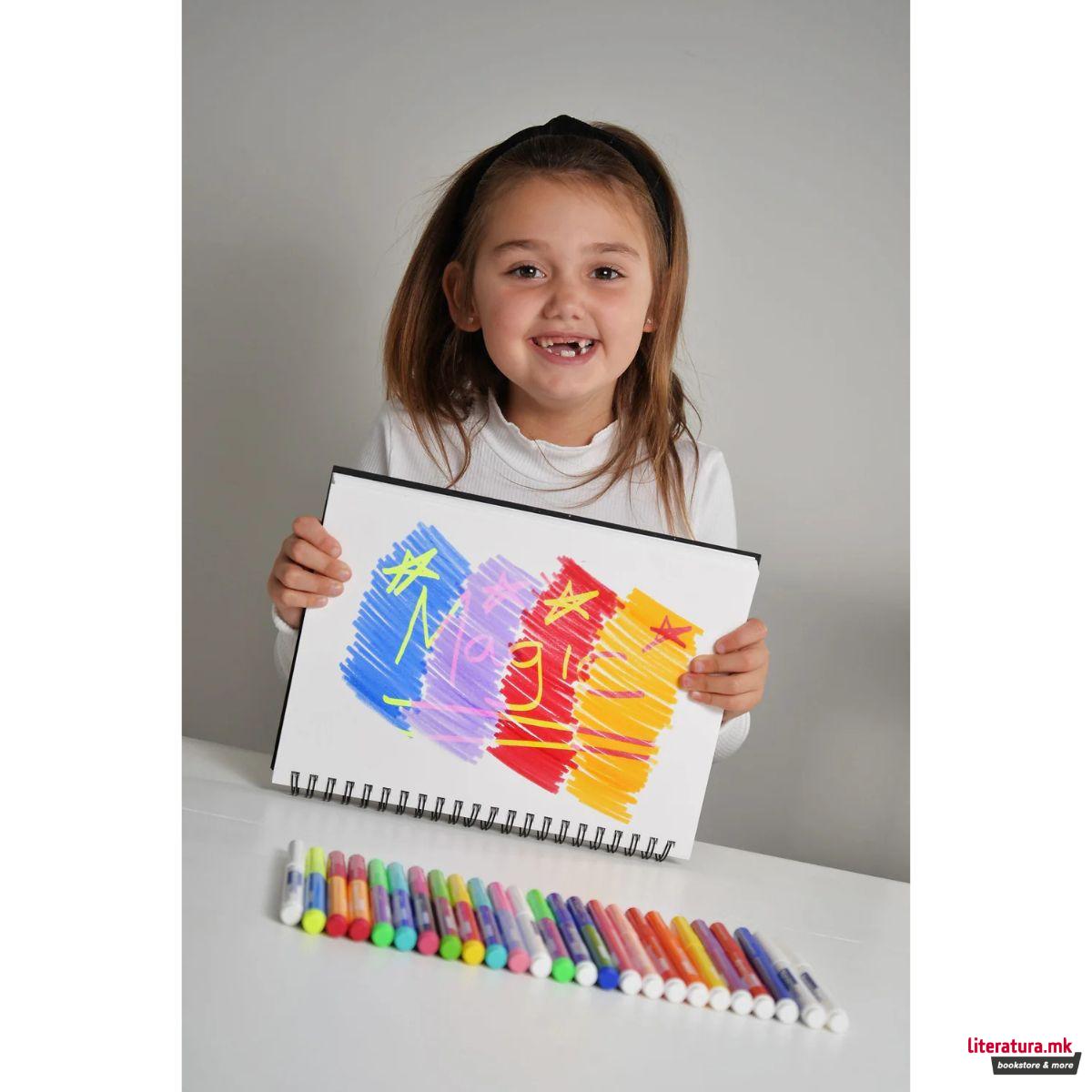 Сет од 25 магични фломастери, Marvin's Amazing Magic Pens 