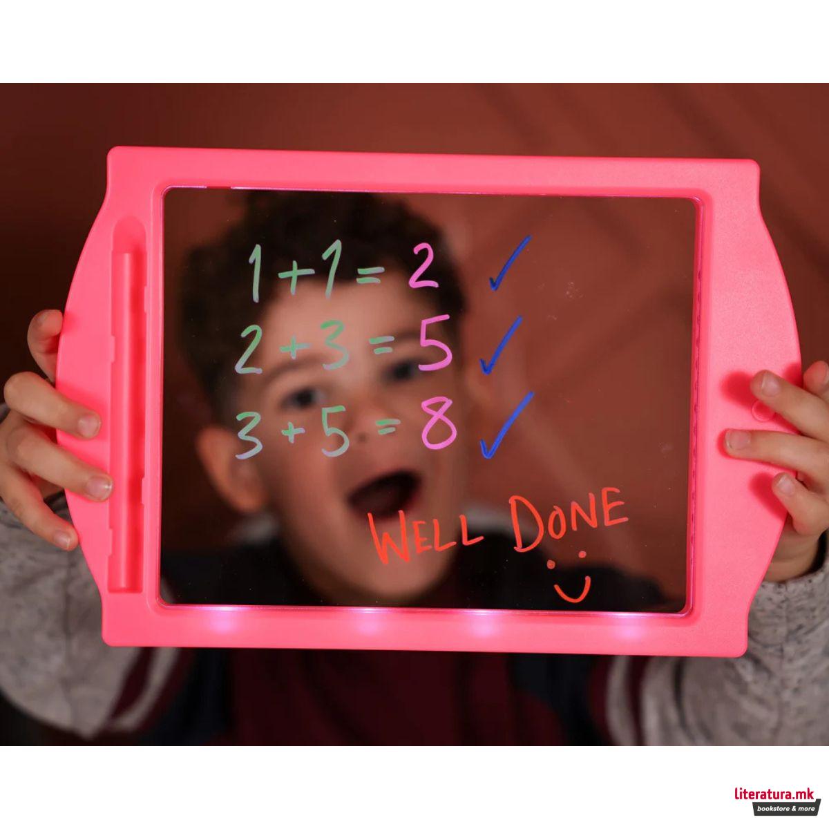 Табла за цртање, Marvin's Magic Glow Art - Pink 