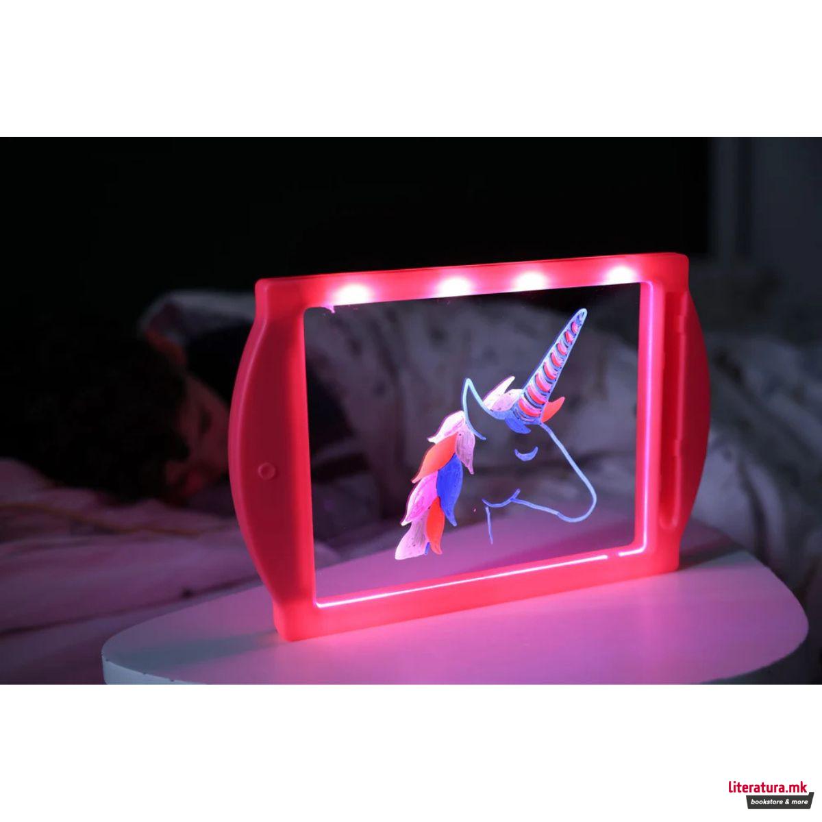 Табла за цртање, Marvin's Magic Glow Art - Pink 