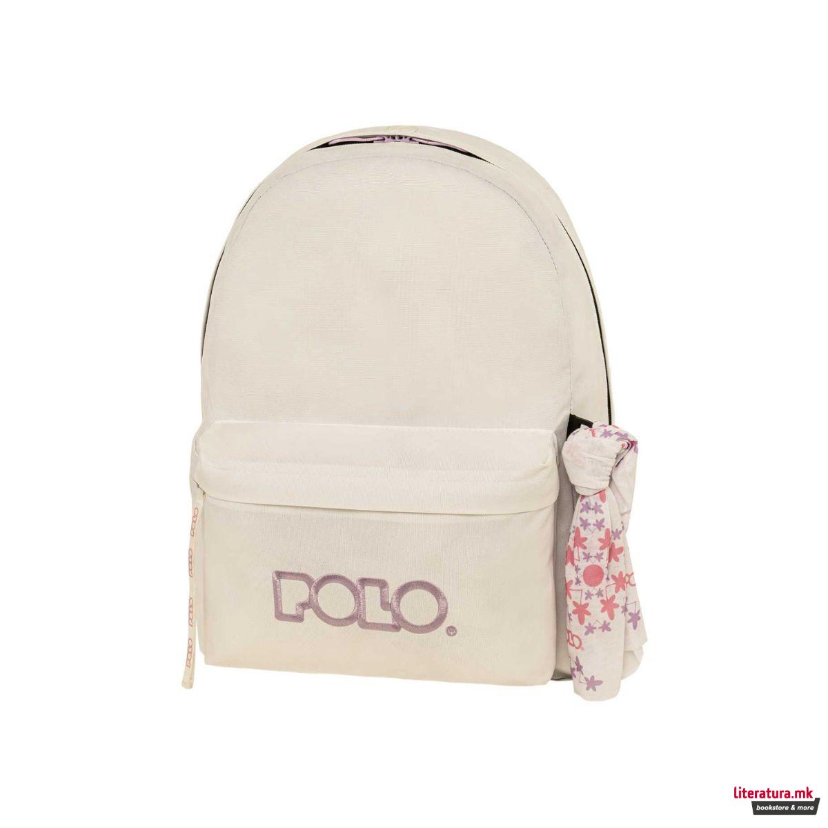 Ранец, Original Scarf - White/Lilac 