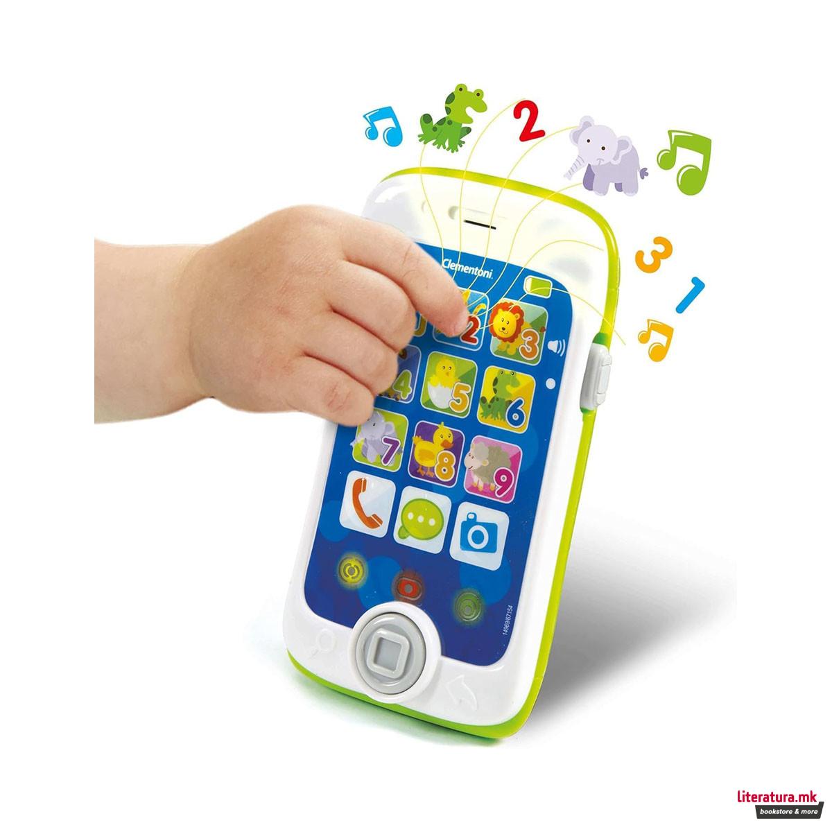 Интерактивна играчка, Baby Clementoni - Smartphone Touch & Play 