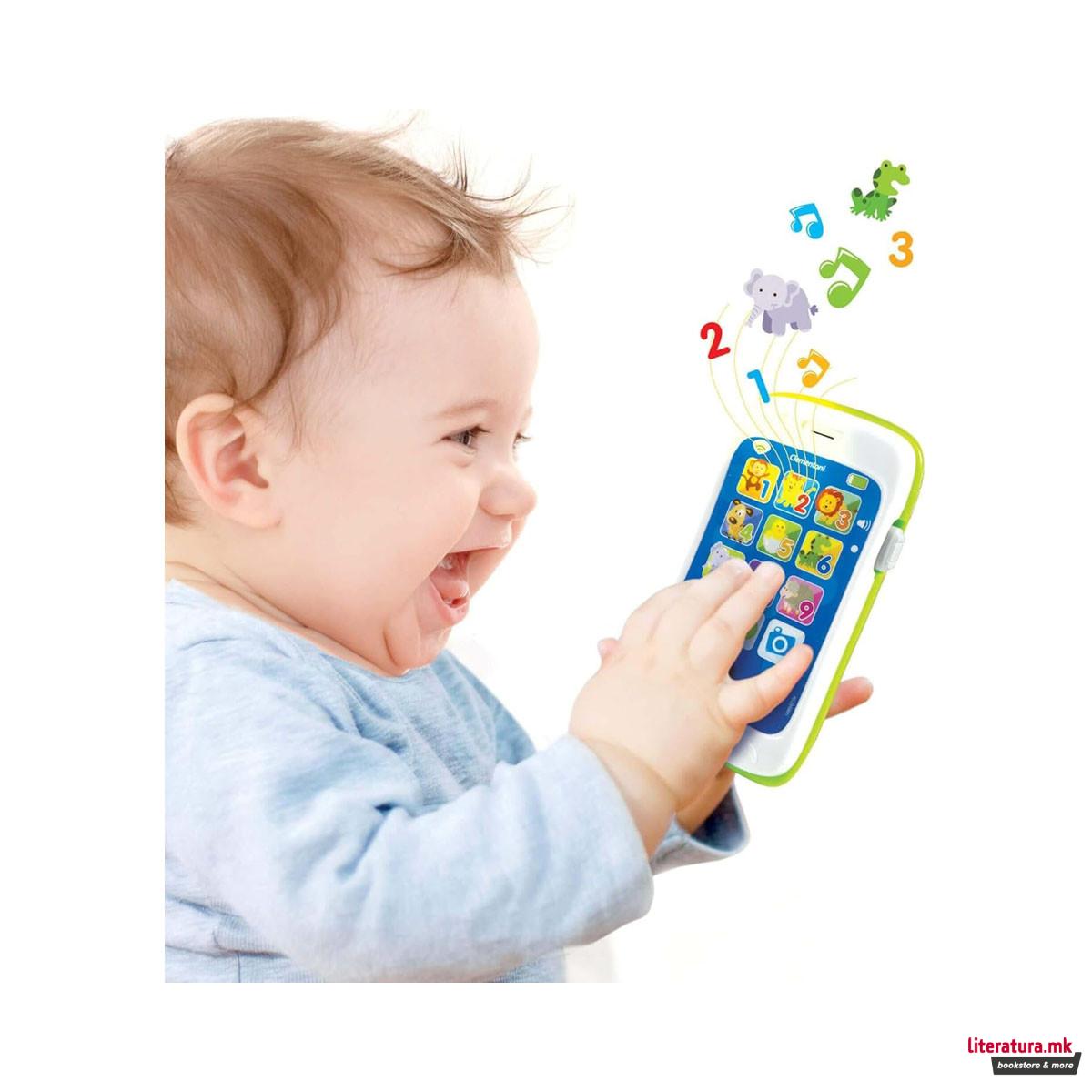 Интерактивна играчка, Baby Clementoni - Smartphone Touch & Play 