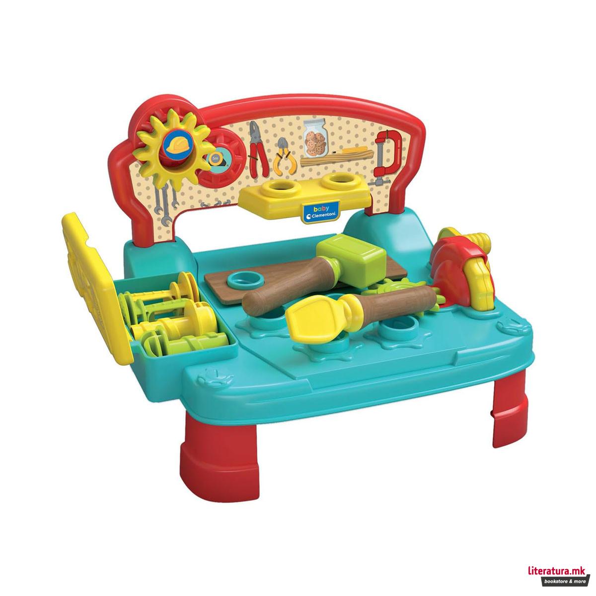 Сет за игра, Baby Clementoni: Montessori - Baby Workbench 