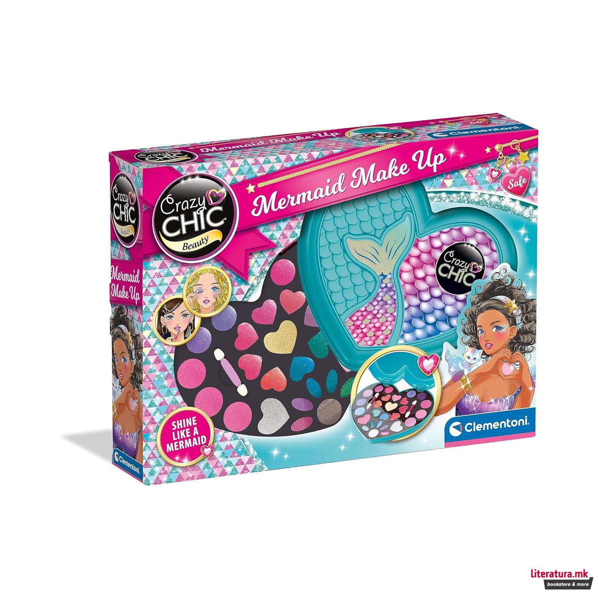 Сет детски шминки, Crazy Chic Beauty, Mermaid Make Up 