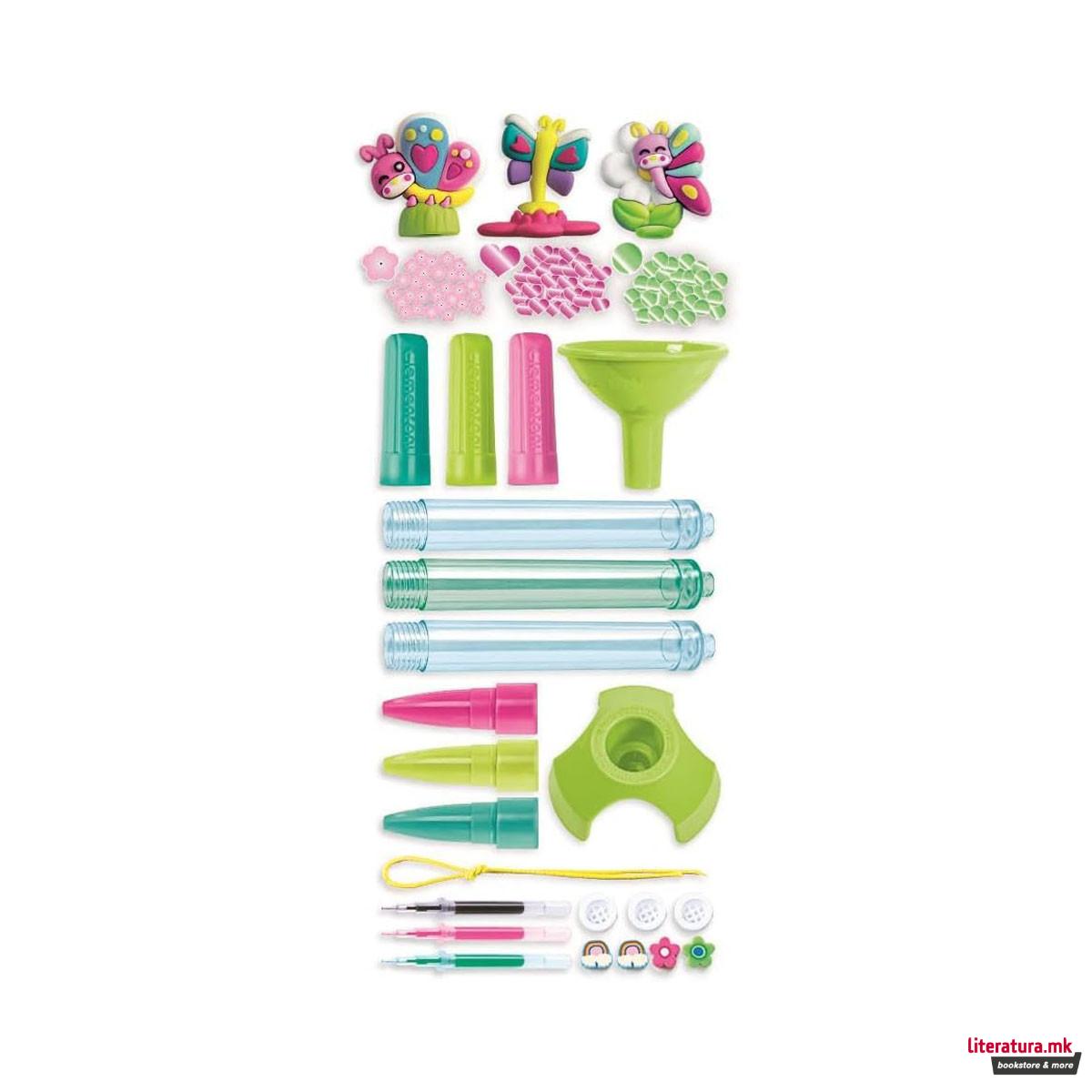 Сет за изработка, Idea Clementoni - Create Your Pens: Wonderful Butterflies 