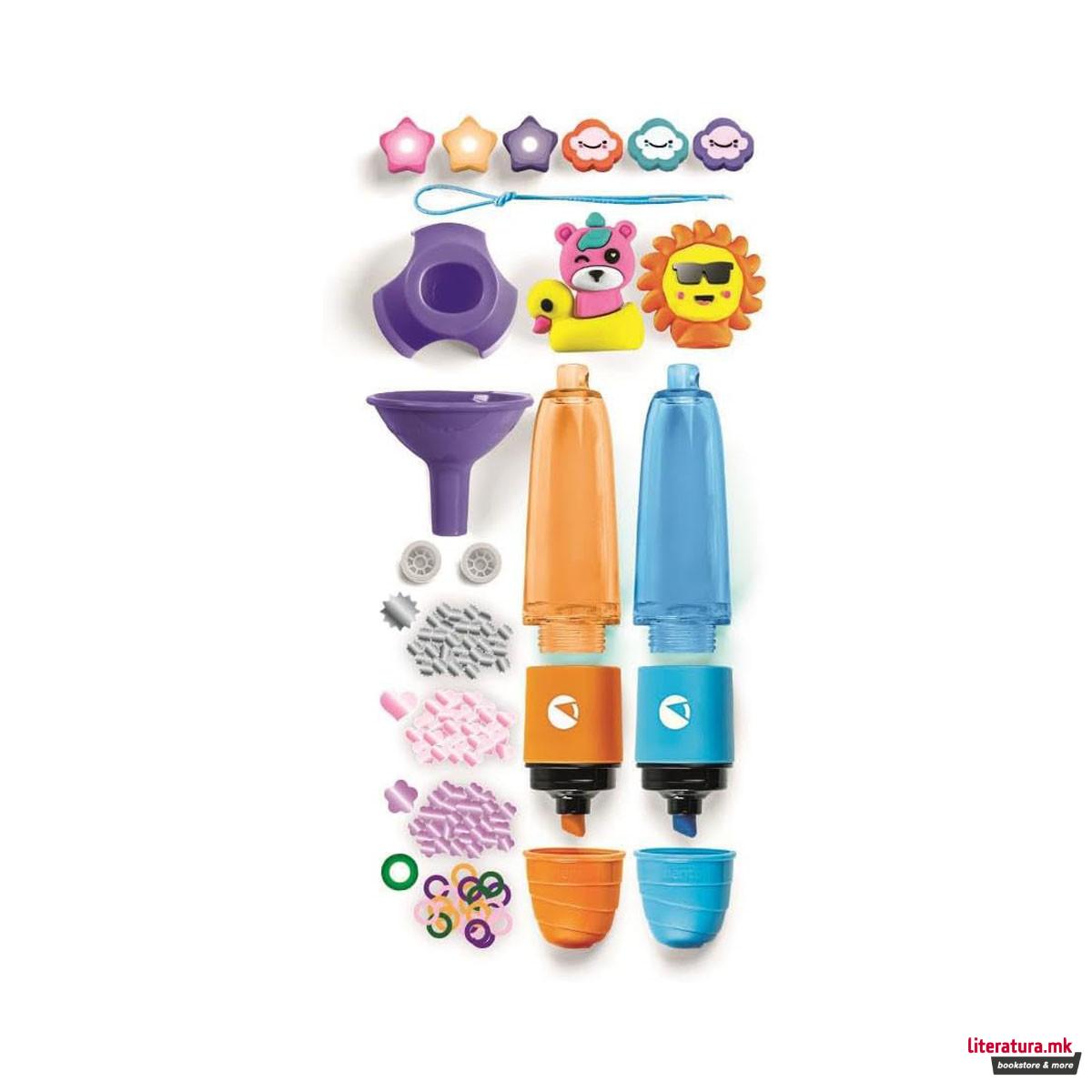 Сет за изработка, Idea Clementoni - Create Your Highliters: Crazy Summer 